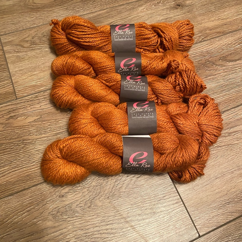 Ella Rae Orange Yarn Bundle